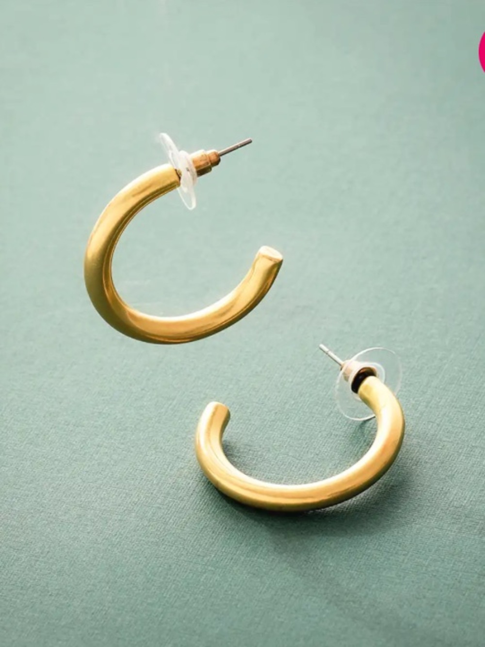 NWT Marleylilly Gold Hoop Cuff Earrings